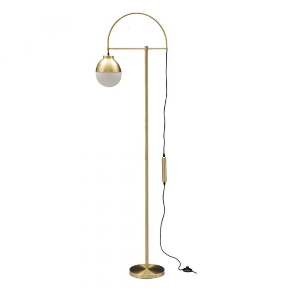 Voľne stojacia lampa v zlatej farbe Mauro Ferretti Elegant