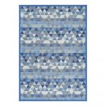 Modrý obojstranný koberec Narma Luke Blue, 100 x 160 cm