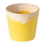 Bielo-žltá kameninová šálka na espresso Costa Nova, 200 ml