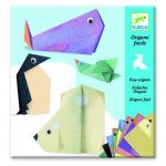 Sada 16 origami papierov s návodom Djeco Polar