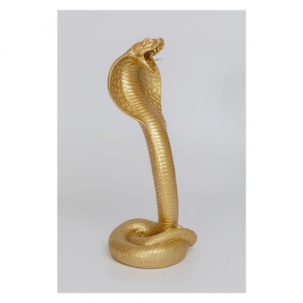 Dekoratívna soška v zlatej farbe Kare Design Snake