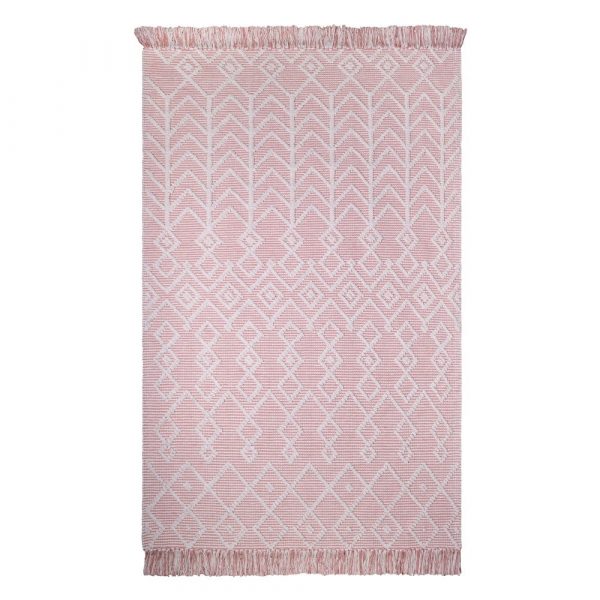 Ružový bavlnený koberec Nattiot Marcel Pink, 120 x 160 cm