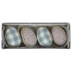 Súprava 4 dekoratívnych veľkonočných vajíčok Ego Dekor, 19 x 5 cm