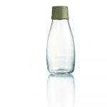 Tmavozelená sklenená fľaša ReTap s doživotnou zárukou, 300 ml