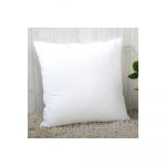Biela výplň do vankúše s prímesou bavlny Minimalist Cushion Covers, 55 x 55 cm