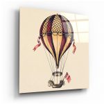 Sklenený obraz Insigne Ballon Journey Towards Freedom, 60 x 60 cm