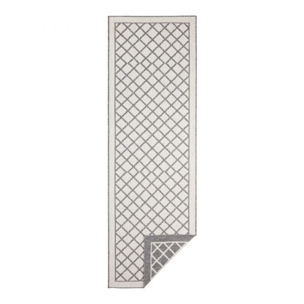 Sivo-krémový vonkajší koberec Bougari Sydney, 350 x 80 cm