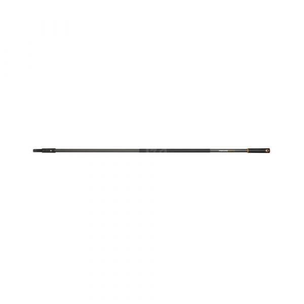 Čierna hliníková násada Fiskars QuikFit™, dĺžka 157 cm