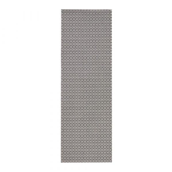 Čierno-biely vonkajší koberec Bougari Coin, 80 x 200 cm
