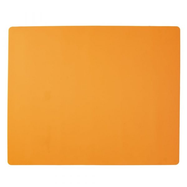 Oranžová silikónová podložka Orion, 60 x 50 cm