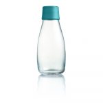 Tmavotyrkysová sklenená fľaša ReTap s doživotnou zárukou, 300 ml