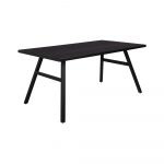 Čierny stôl Zuiver Seth, 180 x 90 cm