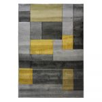 Sivo-žltý koberec Flair Rugs Cosmos, 200 x 290 cm