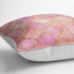 Obliečka na vankúš s prímesou bavlny Minimalist Cushion Covers Pinky Orient, 70 x 70 cm