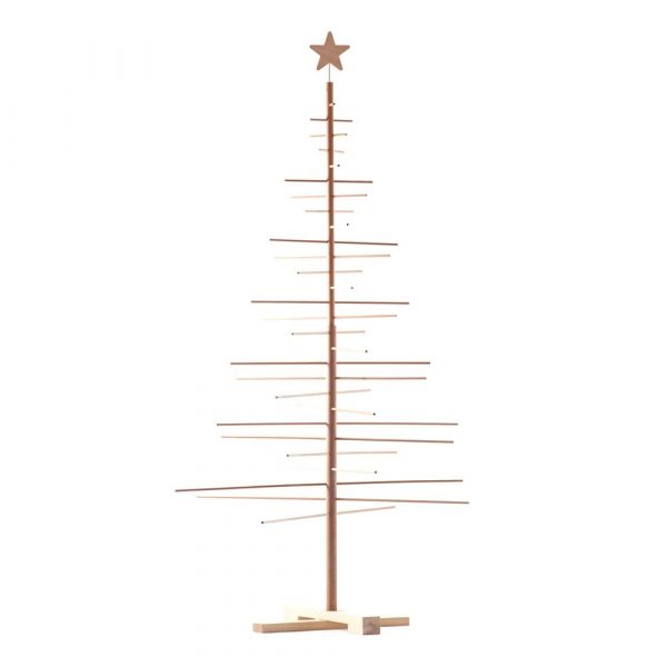 Drevený vianočný stromček Nature Home Xmas Decorative Tree, výška 190 cm