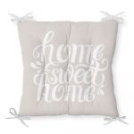 Sedák s prímesou bavlny Minimalist Cushion Covers Home Sweet Home, 40 x 40 cm