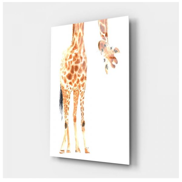 Sklenený obraz Insigne Giraffe, 46 x 72 cm