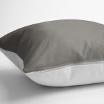 Sivá obliečka na vankúš s prímesou bavlny Minimalist Cushion Covers Fluffy, 70 x 70 cm