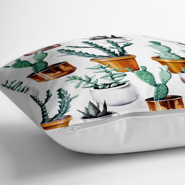 Obliečka na vankúš s prímesou bavlny Minimalist Cushion Covers Cactus in Pot, 70 x 70 cm