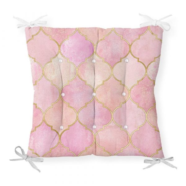 Sedák s prímesou bavlny Minimalist Cushion Covers Pinky Oriental, 40 x 40 cm