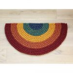 Detský guľôčkový vlnený koberec Wooldot Ball rugs Rainbow Multi