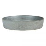 Sivá kameninová servírovacia misa Bitz Basics Grey, ⌀ 28 cm