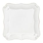 Biely kameninový dezertný tanier na pečivo Casafina Vintage Port Barroco, dĺžka 13 cm