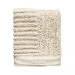Béžový bavlnený uterák na tvár Zone Classic, 30 x 30 cm