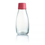 Malinovoružová sklenená fľaša ReTap s doživotnou zárukou, 300 ml