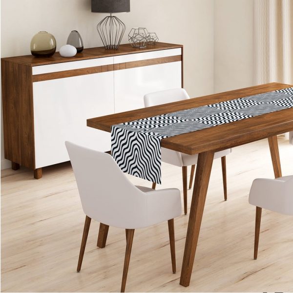 Behúň na stôl Minimalist Cushion Covers Zigzag, 45 x 140 cm