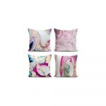 Súprava 4 dekoratívnych obliečok na vankúše Minimalist Cushion Covers Watercolor, 45 x 45 cm