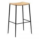 Béžová barová stolička DAN-FORM Denmark Stiletto, výška 78 cm