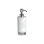 Biely zásobník na mydlo s pumpičkou iDesign York