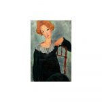 Reprodukcia obrazu Amedeo Modigliani – Woman with Red Hair, 60 x 40 cm