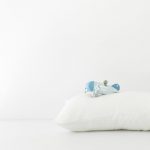 Detská biela ľanová obliečka na vankúš Linen Tales Nature, 40 x 45 cm