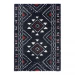 Čierny koberec Mint Rugs Hurley, 80 x 150 cm