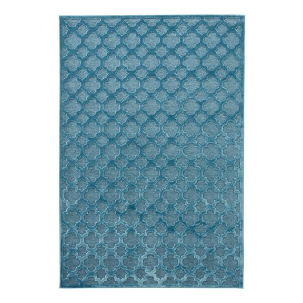 Modrý koberec z viskózy Mint Rugs Bryon, 160 × 230 cm