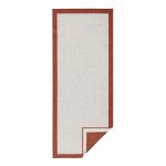Červeno-krémový vonkajší koberec Bougari Panama, 80 x 250 cm