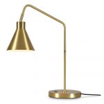 Stolová lampa v zlatej farbe Citylights Lyon, výška 55 cm