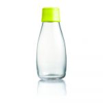 Limetková sklenená fľaša ReTap s doživotnou zárukou, 300 ml