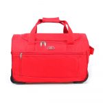 Červená cestovná taška na kolieskach LPB Morgane, 43 l