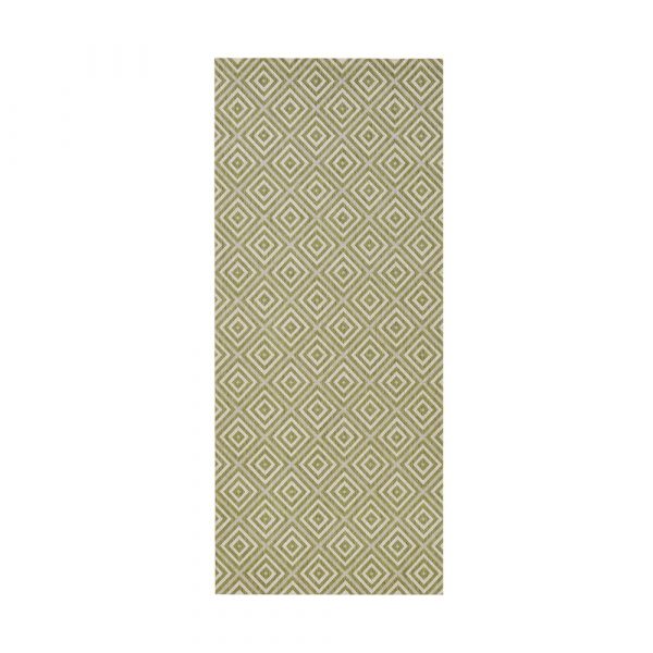 Zelený vonkajší koberec Bougari Karo, 80 × 200 cm