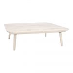 Biely konferenčný stolík z jaseňového dreva Ragaba Contrast Tetra