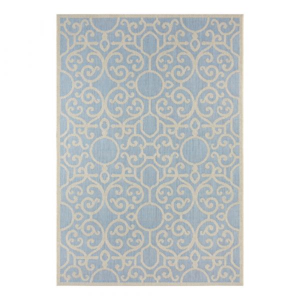 Modro-béžový vonkajší koberec Bougari Nebo, 140 x 200 cm