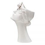 Biela porcelánová váza Mauro Ferretti Woman Purity