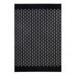 Čierny koberec Zala Living Twist, 70 × 140 cm