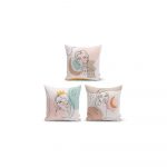 Súprava 3 dekoratívnych obliečok na vankúše Minimalist Cushion Covers Minimalist Line, 45 x 45 cm