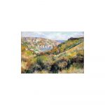 Reprodukcia obrazu Auguste Renoir – Hills around the Bay of Moulin Huet, Guernsey, 60 x 40 cm