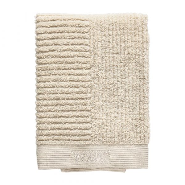Béžový bavlnený uterák Zone Classic, 70 x 50 cm