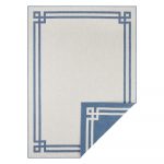 Modro-krémový vonkajší koberec Bougari Manito, 160 x 230 cm